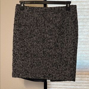 MICHAEL Michael Kors Black and Gray Tweed Mini Skirt